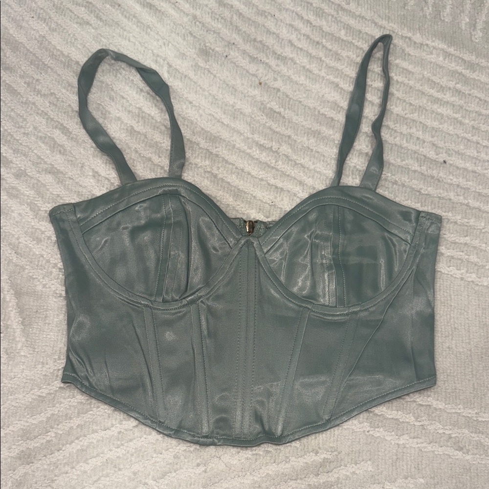 Zara Satin Corset Style Top